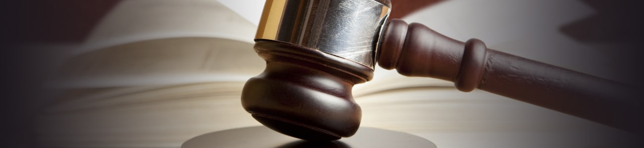 Banner picture of a gavel
